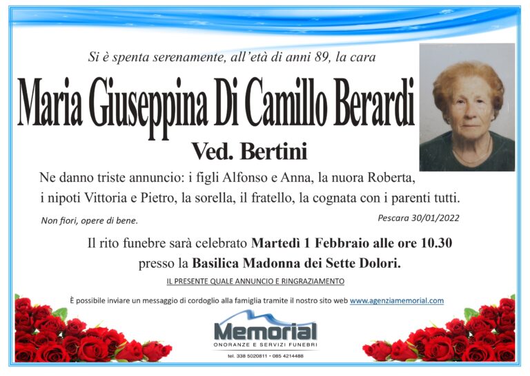 Maria Giuseppina Di Camillo Berardi